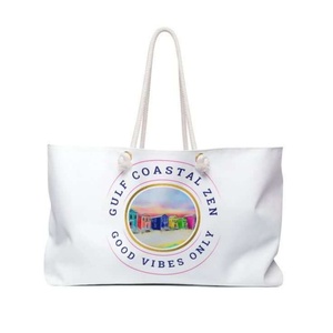 Portable Women Canvas Shoulder Tote <b>Bag</b> High End Printed Logo Travel Beach <b>Bag</b> Waterproof <b>Ladies</b> Tote Gift <b>Bag</b> for Daily Use - Product Image 1