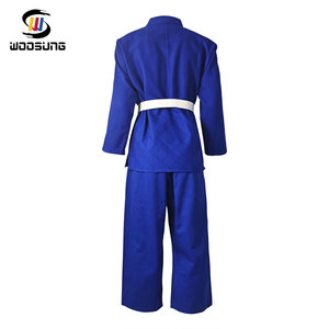 Woosung サンプル 送料無料 武道ウェア 青 着物 柔術衣 柔道着 柔道衣 - Product Image 3