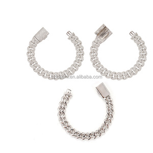 Bestseller Moissan ite Diamond Halskette 12mm Hip Hop Schmuck 925 Sterling Silber Armband Männer Frauen Iced Out Cuban Link Chain - Product Image 5