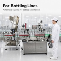 SINBON automatique verre compte-gouttes bouteille corps Gel cosmétique vaporisateur bouchon de bouteille vissage capsuleuse presse capsulage Machine