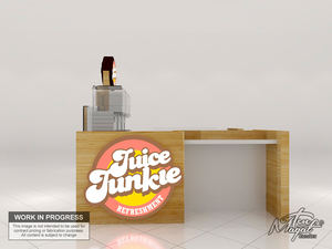 Quiosco de bebidas y comida rápida personalizable, diseño de pizzería para centro comercial, muebles de exhibición, escaparate de exhibición de pie - Product Image 6