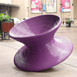 Y378 Funny <b>Zero</b> <b>Gravity</b> Rocking <b>Chair</b> Swivel Spun Spinning Fiberglass Outdoor Hotel School Public Place Entertainment - Product Image 1