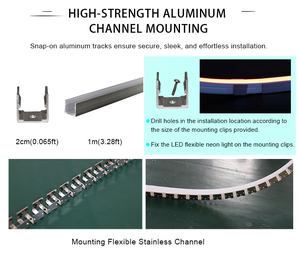 Tùy chỉnh kích thước 16*16 Mét pixel Silicone 5050 <span class=keywords><strong>LED</strong></span> Strip DC12V 24V IP68 ngoài trời linh hoạt ánh sáng dây dẫn RGB <span class=keywords><strong>Neon</strong></span> - Product Image 6