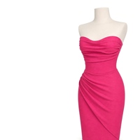 Tissu extensible en Spandex/Polyester satiné, matière première textile pour sous-vêtements, soutiens-gorge, lingerie, gaine amincissante, uni, pour garçons et filles, taille moyenne