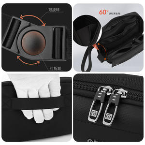 We Power Bolso de pecho para hombre, nailon, impermeable, negro, color sólido, para uso diario, para viajes y desplazamientos, 9801A 9801B - Product Image 4