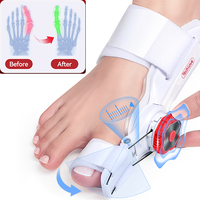Attelle de Correction du Hallux Valgus Tech Love à Bouton Mécanique Réglable, Emballage Personnalisé avec Logo OEM, Redresseur d'Orteils