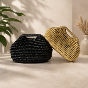 Bolso <span class=keywords><strong>de</strong></span> Mano Tipo Clutch <span class=keywords><strong>de</strong></span> Paja Hecho a Mano con Textura Metálica <span class=keywords><strong>de</strong></span> Alta Calidad <span class=keywords><strong>para</strong></span> Mujer, Bolso <span class=keywords><strong>de</strong></span> Mano Pequeño <span class=keywords><strong>para</strong></span> Eventos Nocturnos y Bodas, Bolso <span class=keywords><strong>de</strong></span> Playa - Product Image 2
