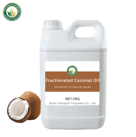 Huile de Coco Fractionnée MCT de Qualité Cosmétique 100% Pure et Naturelle, Huile Végétale Vrac en Gros pour Soins de la Peau et des Cheveux, OEM, Marque Privée