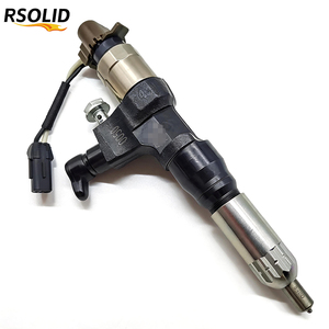หัวฉีดคอมมอนเรล Rsoliddiesel รุ่น 095000-6353 23670-E0370 สำหรับเครื่องยนต์ J05E SK260-8 อะไหล่เครื่องจักรก่อสร้าง อะไหล่รถขุด - Product Image 1