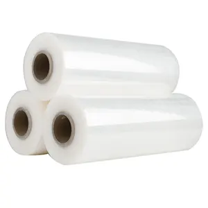 Ad alte prestazioni PE Clear Jumbo Roll pellicola elasticizzata 500mm di larghezza materiale di imballaggio in plastica morbido durezza applicazioni di imballaggio