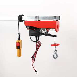 BADA 12V/24V kawat listrik tali kerekan 400W 200kg 6m 400kg 3m Motor Drive Mini listrik angkat kerekan rantai - Product Image 1