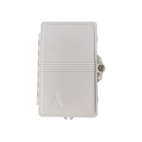 Caja de Distribución de Fibra Óptica FTTH de 2 Núcleos, Impermeable para Exteriores IP65, Montaje en Pared, Caja de Terminación, Caja de Conexiones, ODB, FDB