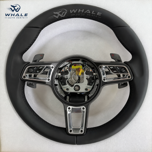 Volant en cuir intégral compatible avec <span class=keywords><strong>Porsche</strong></span> 911 Carrera S 4 4S Targa Turbo S GTS GT3 RS 997.2 2004 à 2012 - Product Image 3