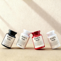 Emballages personnalisés pour capsules 175CC 200CC, flacons en plastique pour médicaments, flacons pour vitamines 175ml 200ml, flacons à pilules vides avec bouchons
