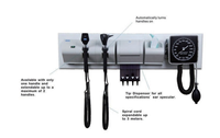 Otoscope médical portable DW-1050 à fibre optique, endoscope pour examen des oreilles et des yeux, kit ENT