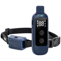 Collier de dressage pour chien rechargeable avec télécommande, 3 signaux sonores, 16 vibrations, choc statique, affichage numérique pour l'entraînement du comportement anti-aboiement du chien