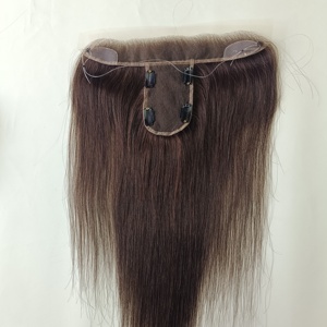 Topper de Cabelo Humano Virgem 100% com Renda HD 3x5 e Design Integrado 12x2 para Mulheres, Cores Personalizáveis - Product Image 6