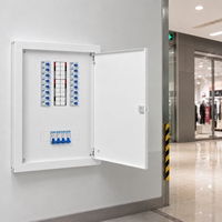 Boîtier de distribution électrique industriel en métal avec barre omnibus et rail DIN – Boîtier DB pour système de distribution d'énergie