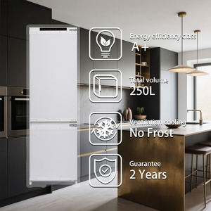 MDRF250WEBI 238L Réfrigérateur <span class=keywords><strong>encastrable</strong></span> sans givre avec panneau numérique Réfrigérateur congélateur à refroidissement rapide multi-débit d'air - Product Image 2