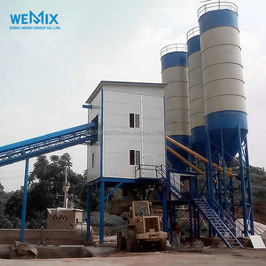 เครื่องผสมคอนกรีตสายพานลำเลียงสำหรับโรงงานแบทชิ่งคอนกรีต HZS60เครื่องผสมคอนกรีตสายพานลำเลียงคอนกรีต - Product Image 1