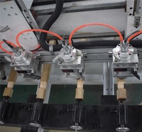 Machine de gravure et de découpe CNC à quatre têtes pour le travail du bois, 1212 1325 1525 2030 2040 2D 3D, pour le bois plat et courbé