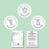 Serviettes hygiéniques en coton biologique avec protection anti-fuites jetable, larges, pour flux abondant, nuit, OEM