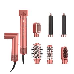 Cepillo multifuncional <span class=keywords><strong>5</strong></span> <span class=keywords><strong>en</strong></span> <span class=keywords><strong>1</strong></span> Secador de pelo Rizador Cepillo de aire caliente de soplado profesional Envolturas para el cabello Curling <span class=keywords><strong>Styler</strong></span> - Product Image 3