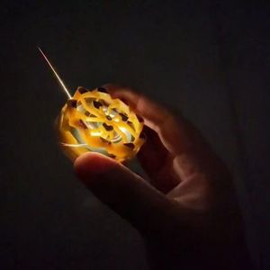 <span class=keywords><strong>Toupie</strong></span> Gyroscope Lumineuse Portative Effet Feux d'Artifice, Jouet Anti-stress Fidget Spinner, Gyroscope de Doigt - Product Image 5
