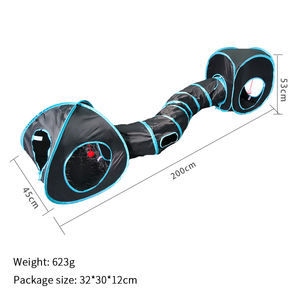 Venta al por mayor de túnel de gato plegable de color arcoíris grande - Product Image 6