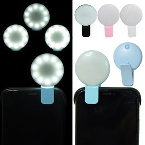 Anillo de Luz LED Portátil Mini Retro IShine Recargable por USB para Fotografía de Navidad y Año Nuevo Chino con Clip para Teléfono - Product Image 4