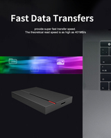 Trascende 1TB 512GB disco rigido esterno con piena capacità 2.5 pollici interfaccia SATA tipo-C porta di espansione