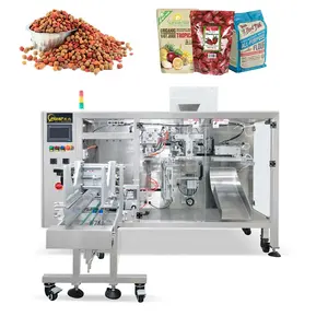 Screw snacks nuts biscuit grain horizontal granule pouch sugar rice packing and packaging machines