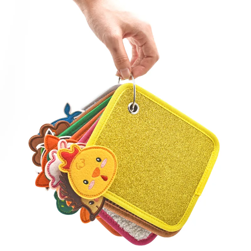 10Pcs Sensory Mats for Autistic Children Assorted Tactile Sequin Flip Fabric Sensory Toys for Tactile Play