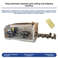 Vollautomatische Computergesteuerte Drahtabisoliermaschine Modell SR-BXJ070 Herkunft China 70mm Kabelbaum-Schneidemaschine für Neue Energien