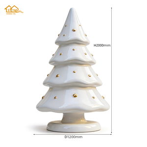 Escultura de Árbol de Navidad Personalizada de Alta Calidad, Estatua Grande y Duradera de Fibra de Vidrio, Adorno para Jardín, Centro Comercial, Decoración de Vestíbulo de Hotel - Product Image 6