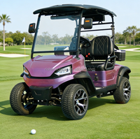 Voiturette de golf électrique 6 places avec amortissement fluide, adaptée aux grands parcs et à divers scénarios de déplacement, idéale pour les dunes.