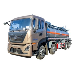 รถบรรทุกถังเคมีสแตนเลส DONGFENG 8x4 ขนาด 20 ลูกบาศก์เมตร สำหรับขนส่งโซดาและกรด  รถบรรทุกถังสำหรับขนส่งของเหลวอุตสาหกรรม - Product Image 1