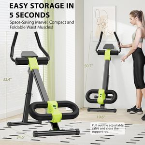 Appareil de fitness à domicile pour <span class=keywords><strong>exercices</strong></span> abdominaux et musculation, en acier mécanique, capacité de 330 livres (noir) - Product Image 3