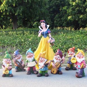 Sculpture de Personnage de Dessin Animé <span class=keywords><strong>Blanche</strong></span>-<span class=keywords><strong>Neige</strong></span> Sculpture de Conte de Fées Princesse pour Jardin Jardin d'Enfants Décoration Artistique Extérieure - Product Image 6