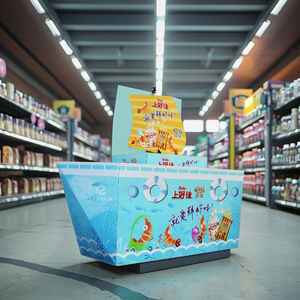 عرض قابل للتخصيص Forsnack popa بمنصة نقالة للوجبات الخفيفة - Product Image 1