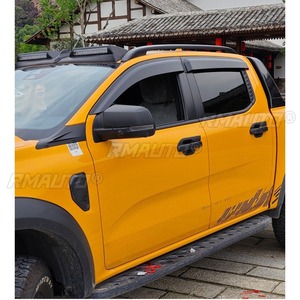 Barandas Antilluvia StarNav Anchas y Reforzadas para Ford RANGER T9, Tiras Decorativas para Ventanas - Product Image 4