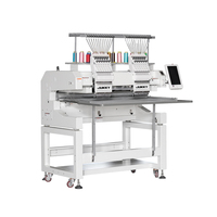 1202 Meilleure machine à broder commerciale à 2 têtes avec grande surface de broderie Bordadora