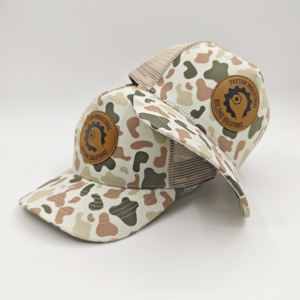 OEM Custom Logo Y2K Hip Hop 6-Panel Richardson 112 Style Trucker Hat with Herringbone Mesh Fabric Summer <b>Outdoor</b> Travel - Product Image 2