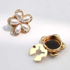 Mancuernillas de Lujo Ligero para <span class=keywords><strong>Camisa</strong></span> de Mujer, Accesorios de Alta Gama para Regalo Formal de Negocios - Product Image 3