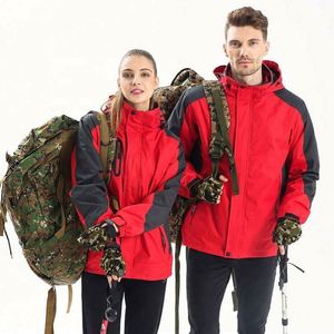 Vestes d'hiver épaisses pour hommes à double isolation thermique, coupe-vent et respirantes, pour l'escalade sportive, grandes tailles - Product Image 5