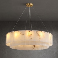 Luminaires décoratifs et lampes suspendues en marbre pour salon, personnalité créative, salle à manger, chambre à coucher, décoration de luxe, lustre moderne