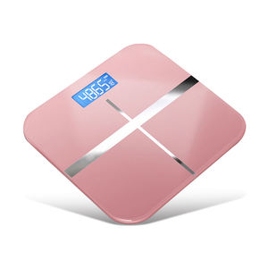 ميزان حمام رقمي فاخر دقيق حتى 180 كجم، عالي الدقة، مصنوع من الزجاج المقوى، يعمل بالبطارية، ميزان لقياس نسبة الدهون في الجسم - Product Image 2