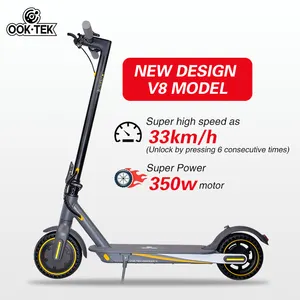 Motore Brushless 30 km/h 8.5 pollici Off Road EU US Stock E Scooter Scooter elettrico adulti Trotinette Electrique