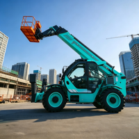 Chariot télescopique compact FT4012 de 4000 kg, hauteur de levage de 12 m, 4 roues motrices, diesel, fourni par l'usine