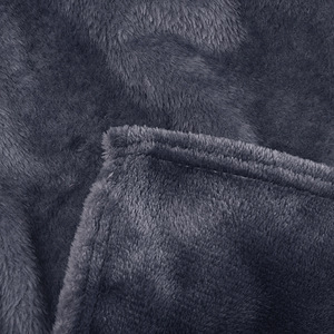 Flannel Fleece Blanket <strong>Throw</strong> Size, All Season Lightweight <strong>Super</strong> Soft Cozy Blanket for <strong>Bed</strong> or Couch, Dark Gray - Product Image 3